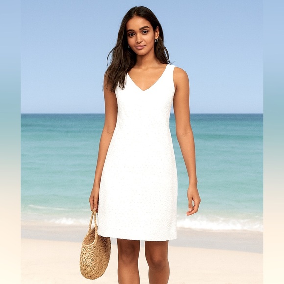 Talbots White Eyelet Lace Dress
Size: 6P (Petite) - Picture 2 of 7